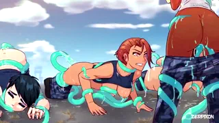 Tentacle and Pussy Penetration Stimulation [Derpixon]
