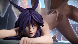 LOL 3D Ahri Doggystyle Position [Nuttycravat]