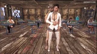 Fallout 4 - School Girl Bent Over 3D