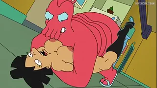 Amy Wong and Zoidberg debauchery uncensored Hardcore Sex