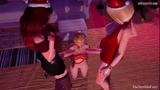 Futanari Best Threesome Present 3D Animated