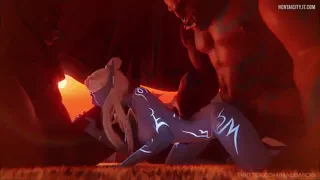 Curvy 3D Elf Threesome with Orcs Male [Malewicky]