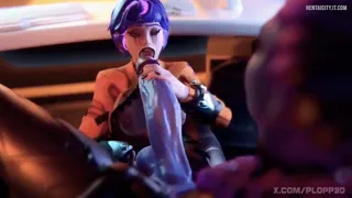 [Overwatch] Futanari Anal and Blowjob [Plopp3D]