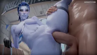 [Overwatch] Wet Pussy Widowmaker Pounding [Aphy3D]