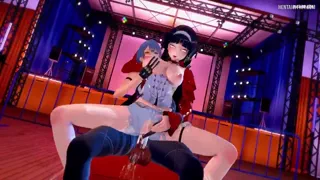 Astra Yao and Evelyn Futanari Pounding  [Acidrain]