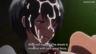 Ecchi Hentai Sis’s friends give double Creampie