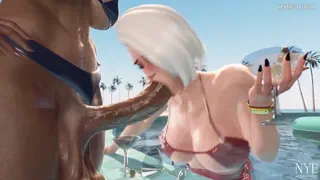 Ashes balls deep by the Pool  [Nyl]