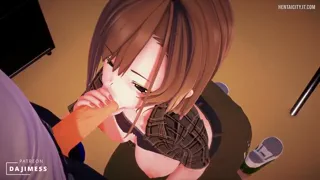 Hentai Milf Best Blowjob NTR | [Crimson Prison]