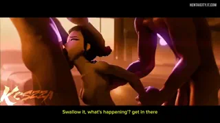 Petite Hentai Zoey Spitroast Deepthroat - KPop Demon Hunters porn ( Keszza )