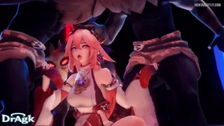 Genshin Impact - Yae Miko Cheating [Dragk]