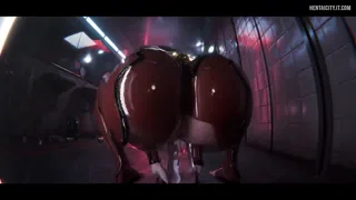 Eve Hentai Girl Using Big Dildo