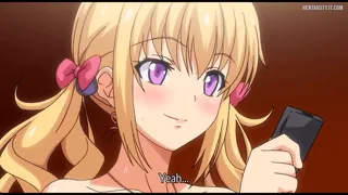 Ahegao Schoolgirl in Spicy 2D Ecchi Manga Style