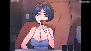 Time Stop Face Fuck  Cumshot[Derpixon]