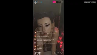 3D Porn Street Fighter Chun-Li Dildo Penetration Sex Toy