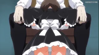 Hentai Anime Girl Blowjob and Creampie [Maid Kyouiku]