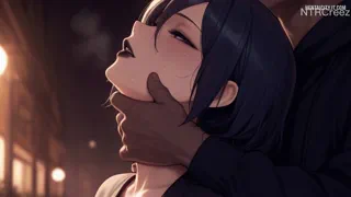 Netorare Goth Girlfriend Cheats on Boyfriend