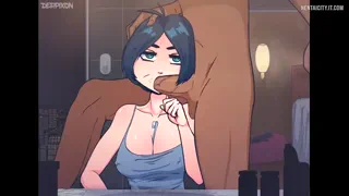 Time Stopped Brush - Gets Blowjob while brushing