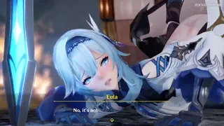 Eula Fuck From Behind Side Quest Mode [Kotero]