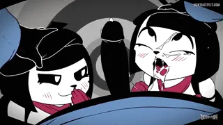 Sexy Hentai Bonbon and Chuchu Mime Sex Show Threesome [Derpixon]