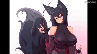 Hot Fox Lady🦊😍 art by Mazumeh