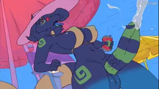 Can’t Hold it Back Anymore🤤💦 (Art: Tabuley)