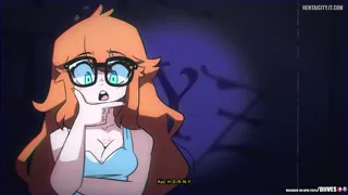 Glasses girl suspended in tentacle hell (Diives)
