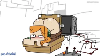 Alex from Minecraft has fun (Thehoraco)