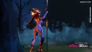 The hottest pole dance ever by (Chikipiko)