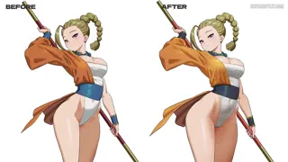 Fundoshinobi : The Naked Ninja - Working on some new illustrations and upgrading the visuals of existing ones