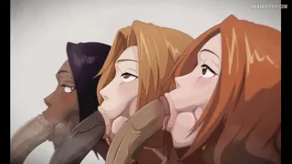 Okay guys, line up and let me suck every drop from you deep inside~