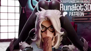How am I sucking [Black Cat,marvel] (Runalot3d )