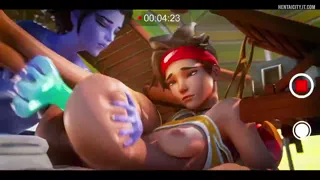 D.va records Widowmaker, tracer [Unkown]