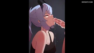 My teammates call me the useless healer because I always end up with the enemy team's cock down my throat blocking my comms for the entire game~💙