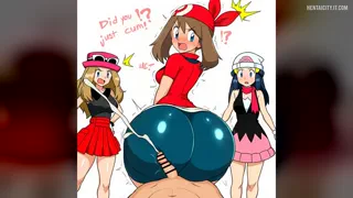 Pokegirls who are ready to make the most desperate of you virgins cum in no time at all