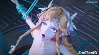 Oh no! Sigrika got stuck inside this tube thing