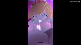 Princess Peach deepthroat (Adore) [Mario]