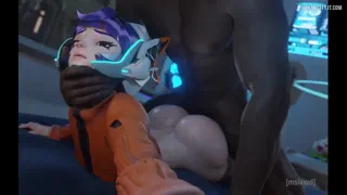 The enemy doomfist is blasting this pussy off into orbit