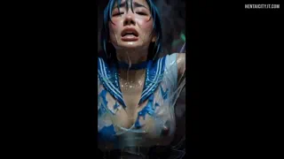 Sailor Mercury Attacked by tentacles