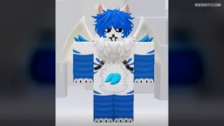 Some art of my roblox fursona ;3