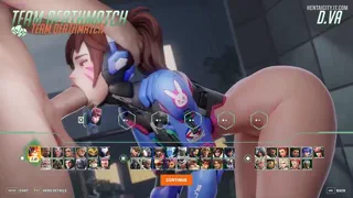 Select a character: D.va (Aphy3d)