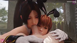 Bunnies, Blowjobs and Ballsucking (Hentaivr / Vchansfm) [Dead Or Alive]
