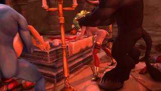 Sally Whitemane gets fucked by a tauren in the Scarlet Monastery