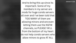 IMPORTANT FOR ALL CONDO PLAYERS (Regarding Bans And Minor Problems...)