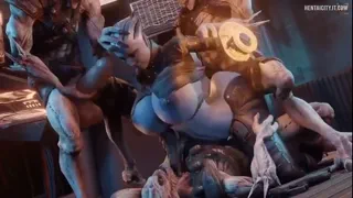 So much for being the untouchable shadowbroker now your just like another other asari a perfect little cock warming slut