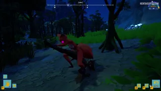 I found out that the females on the island like to have fun with each other. 😈 (Sapphire Safari)