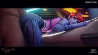 Widowmaker bending over (Fluffy3d , Audio By Volkor)