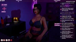 She knows exactly what the chat came for [Webcam: Behind The Screen]