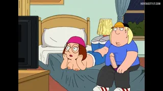 Watching the tape we made while mom and dad were out of town (Meg And Chris)