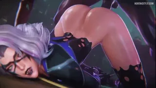 I think I'm finally getting the hang of positioning on Black Cat..! Face down, ass up~ 🩷