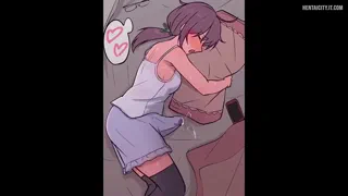 "A-Aauhh~ Don't l-look!" Your little futa sister is in heat, and is embarrassingly humping her pillow for relief...how about you torment her to "help" her out~